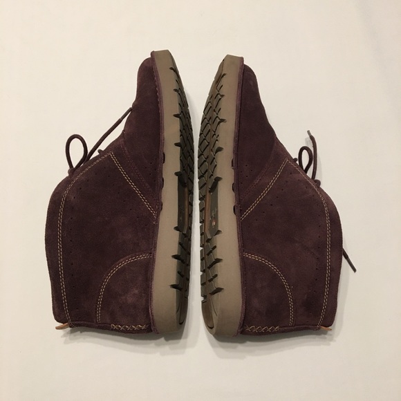 Clarks Un Astin Chukka Boot Aubergine Size 10 - Picture 4 of 12